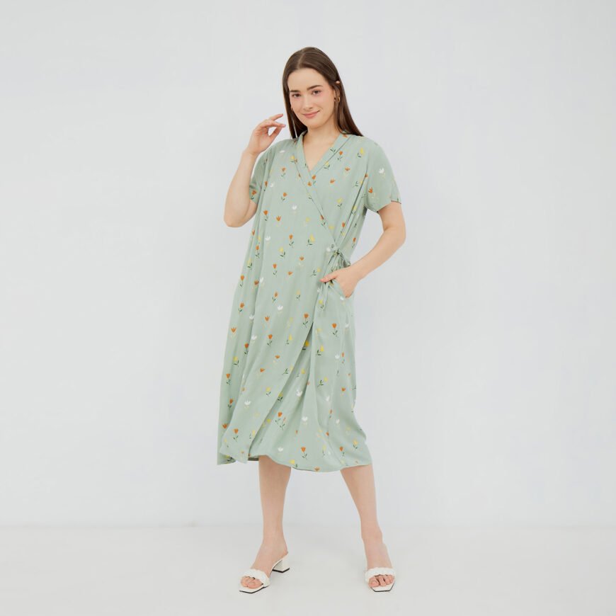 Elora Green Motif Tulip